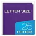 thumbnail image 4 of Oxford Showfolio Laminated Twin Pocket Folders 25/Pkg-Purple, Letter Size, 4 of 4