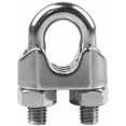 thumbnail image 1 of M5 Wire Rope Clip 304 Thread Stainless Steel Cable U Clamp U Bolt Fastener (Pack of 1), 1 of 4