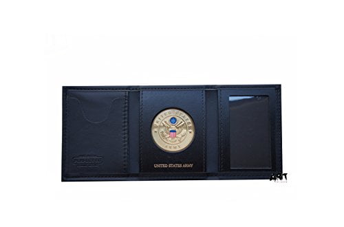 Wallet Royal Army Medical Corps Leather Official  Army Men's Gift Tin RFID 