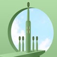 thumbnail image 2 of Wovilon Toothbrush Toothbrush USB Wireless Charging Toothbrush With 4 Brush Heads, 5 Cleaning Modes 3 Strength, IPX8 Watertight, Suitable For Adults, 2 of 6