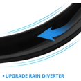 thumbnail image 4 of Deflector de lluvia de capota rígida, deflector de extensión de canalón para Wrangler JL JLU JT 2018-2021 Accesorios, 4 of 5