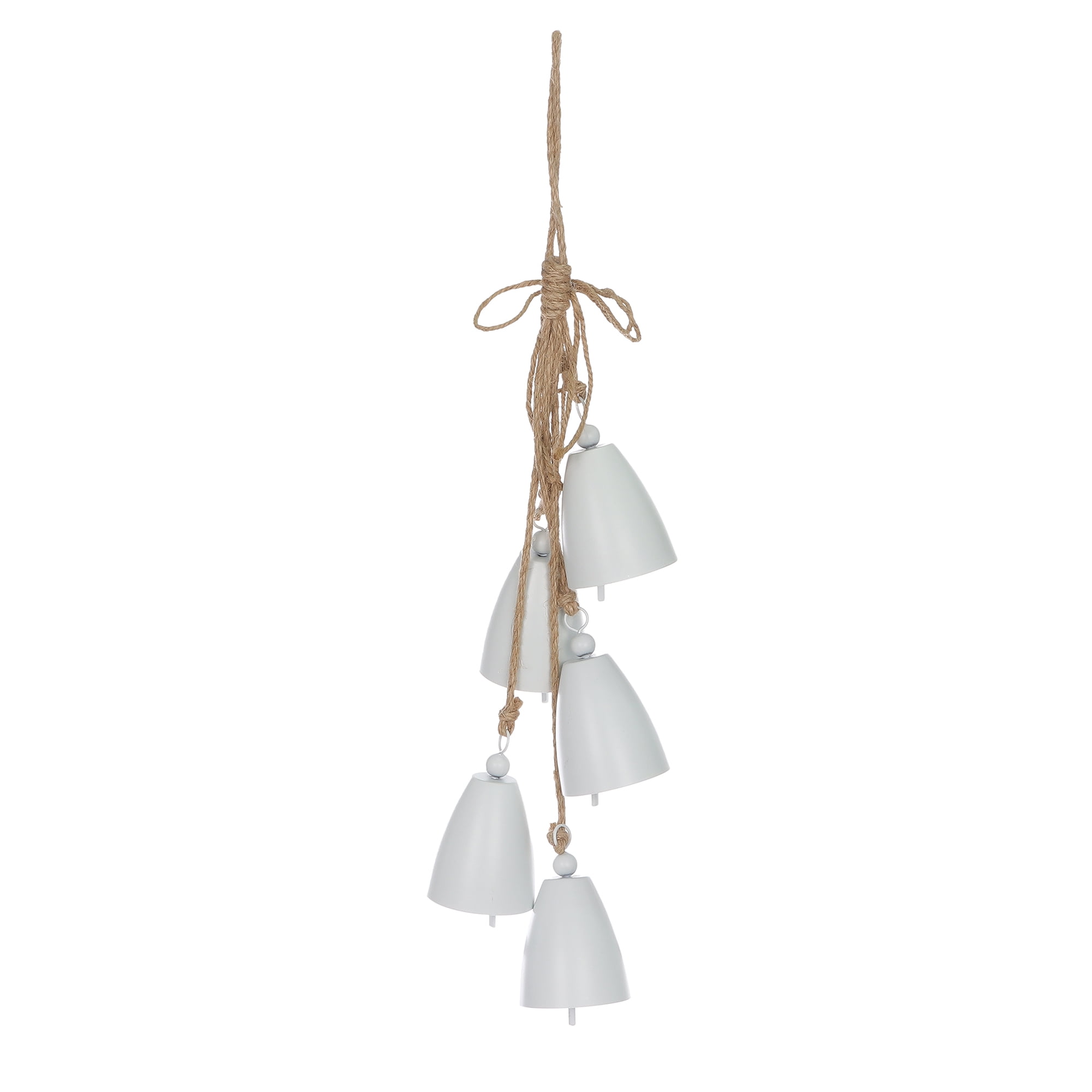 Holiday Time PL18in Metal White Bells Ornament Home Decor