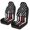Firefighter Flag, variant on XYZCANDO Eagle Flag Car Front Seat Covers Set of 2 Breathable Seat Cover for Front Seats Patriotic Removable Automotive Accessories Universal Fits Most Cars,SUVs,Sedans