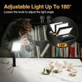 thumbnail image 2 of EMART LED Continuous Portable Photography Lighting Kit for Table Top with Adjustable Tripod Stand & Color Filters - 2 Packs, 2 of 9