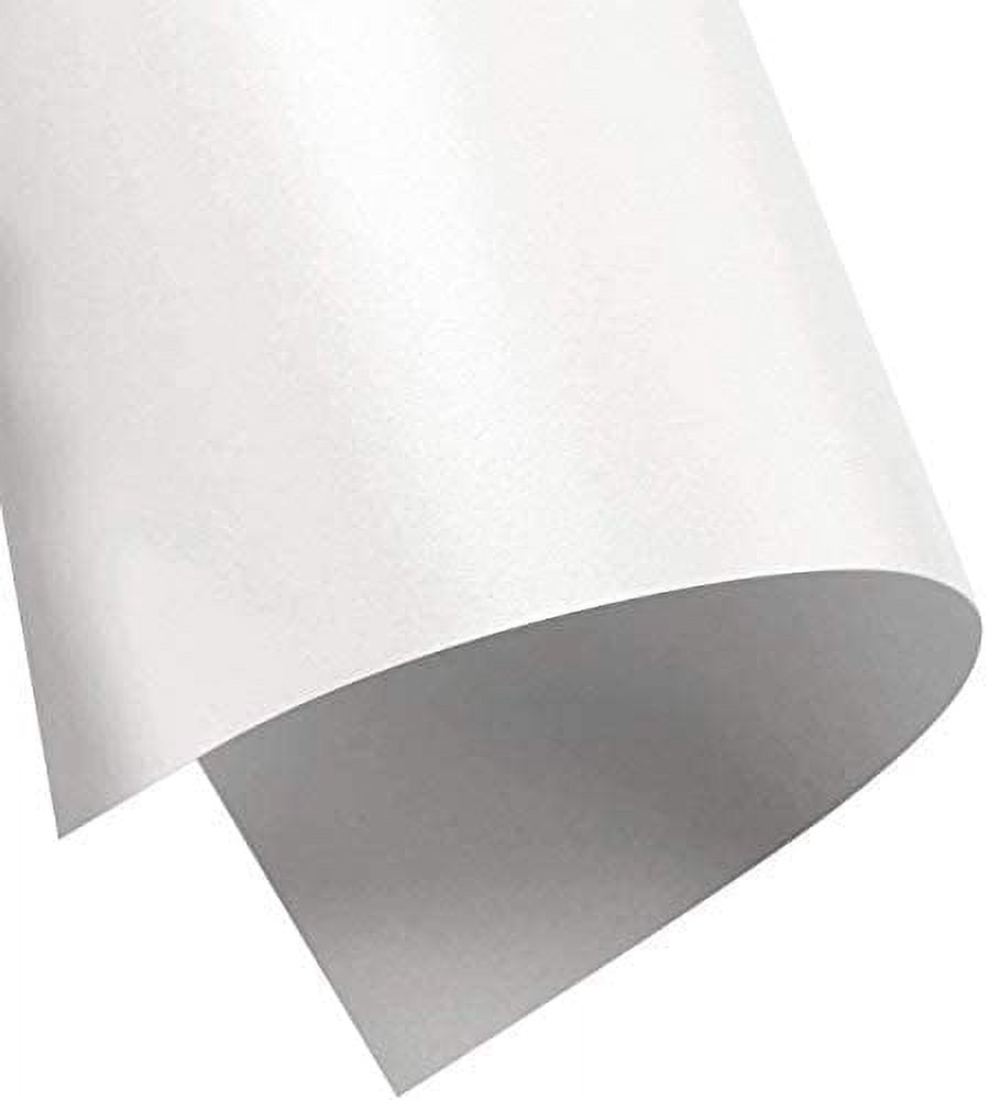 Limited Papers (TM) Shimmer Pure White Pearl, Text and Cardstock Digital Metallic Stationary Paper. Perfect for Business, Invitations, Weddings. and More. Variety of Sizes. (8.5 x 11, 92 Cover)