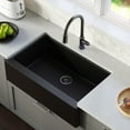thumbnail image 3 of Karran Usa Qa-740-Pk1 Quartz Qa 34" Farmhouse Single Basin Quartz Composite Kitchen Sink -, 3 of 5