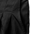 thumbnail image 4 of SWSMCLT Women's Above Knee Length Shorts Boyleg Comfy Elastic Band Slash Pocket Billowy Casual Shorts Bunched Black Medium, 4 of 5