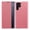 Pink, variant on Case For Samsung Galaxy S26 Ultra/S26 Plus/S26, PU Leather Shell With Anti-Fall Smart View Window Folio Kickstand Cover