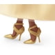 thumbnail image 4 of Barbie Signature Doll, 2023 Holiday Collectible with Golden Gown & Dark Brown Hair, Doll Stand & Displayable Packaging, 4 of 5