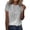 Light Gray, variant on Casual Women T Shirt Short Sleeve Crew Neck Breathable Graphic Tee Summer Classic Fit Top Hot Pink L