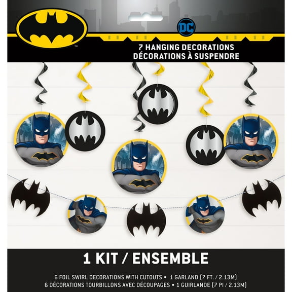 Batman Hanging Decoration Kit, 7pc