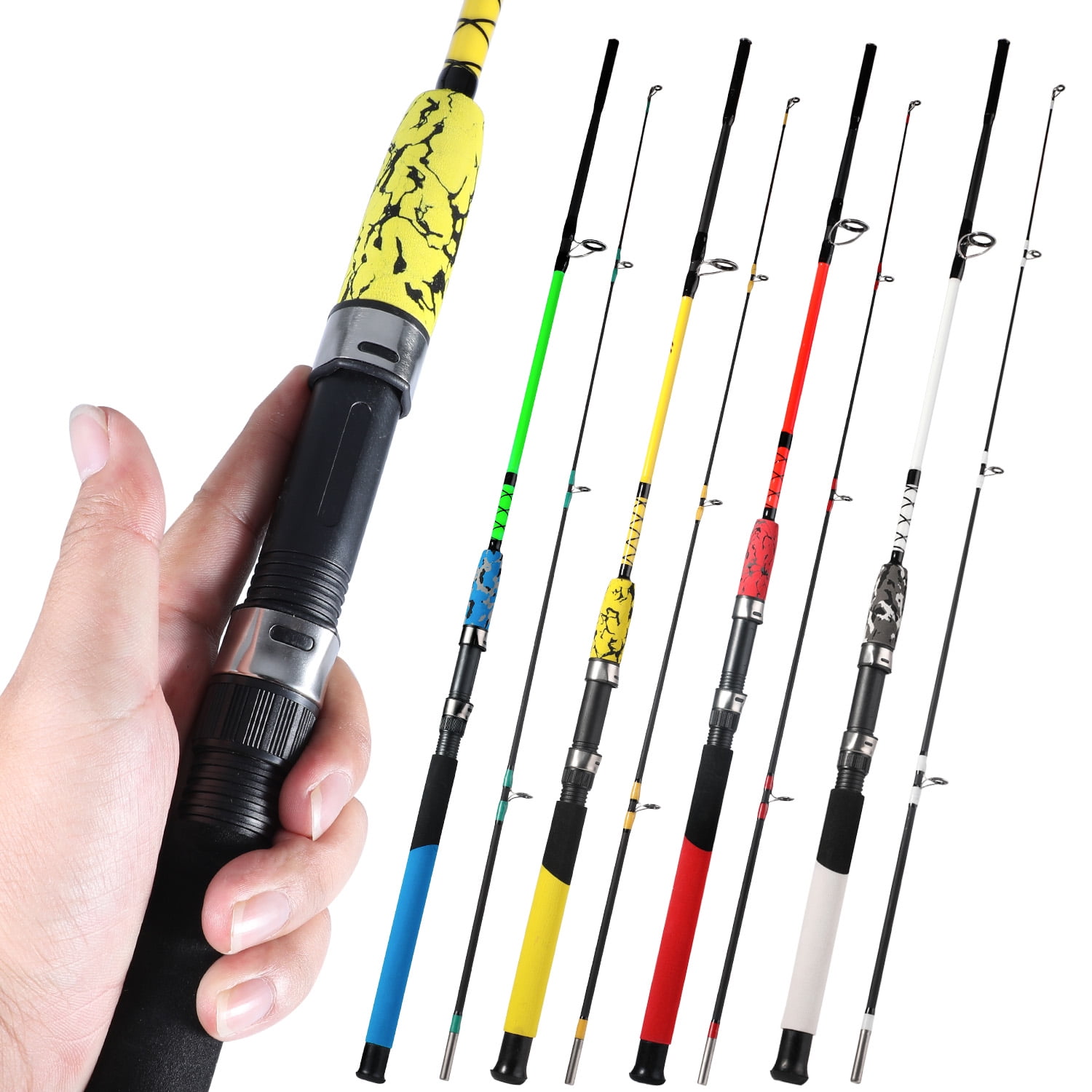 Sougayilang Fishing Rod 2Pieces Saltwater Offshore