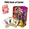 Gubs Tin with free deck of standard playing cards by, Game of wit and luck By Gamewright