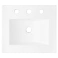 thumbnail image 3 of Pemberly Row 18" Modern Wood Bathroom Vanity in White and Black, 3 of 16