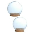 thumbnail image 1 of 2x Cúpula de Decorativa Bell Jar Terrario DIY Ornamento de Paisaje en Miniatura, 1 of 6