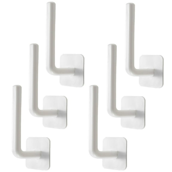 ifundom 6-Piece White Wall Hat Rack Set Easy Install Hat Hangers for Home Organization and Display