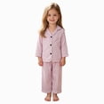 thumbnail image 3 of CAUYDY Kids Girl Pajamas Sleepers for Child Long Sleeve Shirt and Pants 2Pcs Comfy Outfits Set Girls Fall Winter Clothes 5T 6T 7T 8T 9T 10T Sizes 5-6 Years,Purple, 3 of 8