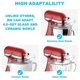 thumbnail image 2 of For 4.5-5QT Tilt-Head Stand Mixers Accessories Mixing Bowl+Dumping Shield Bracket Dishwasher Safe, 2 of 5