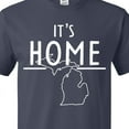 thumbnail image 4 of Inktastic It's Home- State of Michigan Outline T-Shirt, 4 of 5