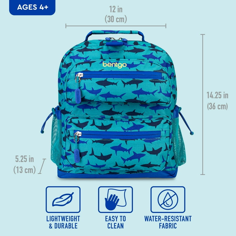 Bentgo Kids School Backpack, Sharks Bentgo Kids School Backpack, Sharks