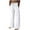 White, variant on Plebaso Men's Summer Casual Pants Straight Leg Drawstring Lightweight Plain Beach Trousers with Pockets