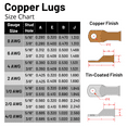 thumbnail image 2 of 6-Gauge 5/16 in. Pure Copper Cable Lugs with Heat Shrink (10-Pack), 2 of 4