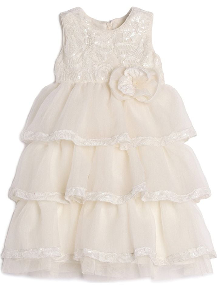 little girl ivory lace dress