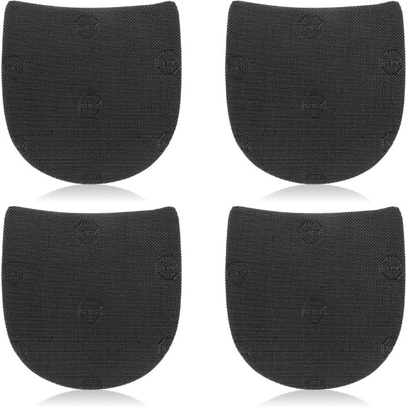2 Pairs Shoe Repair Rubber Heels, Anti-Slip shoe heel repair kit Cuttable Boot Heel Replacement 1/5 Inch (5 mm) Thick Rubber Heel Replacement for Women Men Boot