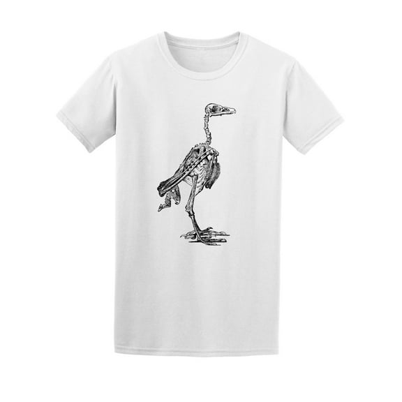 Sketch Of The Skeleton Of A Bird Tee Men's -Image by Shutterstock
