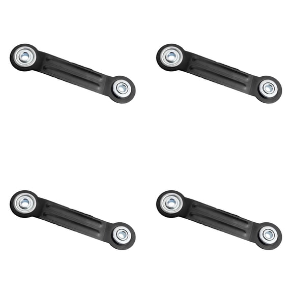4-Pack Glider Bearing Arm Bracket Replacement Hardware Rocker Parts, 5 Inch Length, 7-1/2 Inch Between Mounting Holes, Patio Glider Parts Rocker for Outdoor Glider and Garden Bench