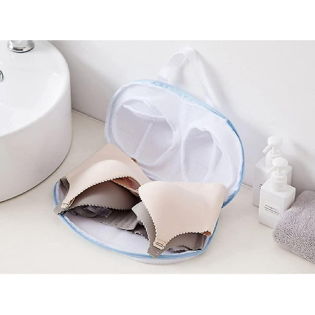 Folding Laundry Bag Bra Laundry Bag Washing Machine Anti-deformation Bra  Storage Bag Underwear Protection Zipper