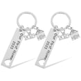 thumbnail image 1 of UPGRATOR 2Pack Keyring for New House Rectangular Keepsake for Housewarming, 1 of 7