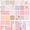 Pink 2, variant on 168Pcs 7.87" Layer Cake Fabric with Multiple Patterns Cotton Layer Cake Fabric Square for Quilting Sewing Quilt Bag and DIY Craft