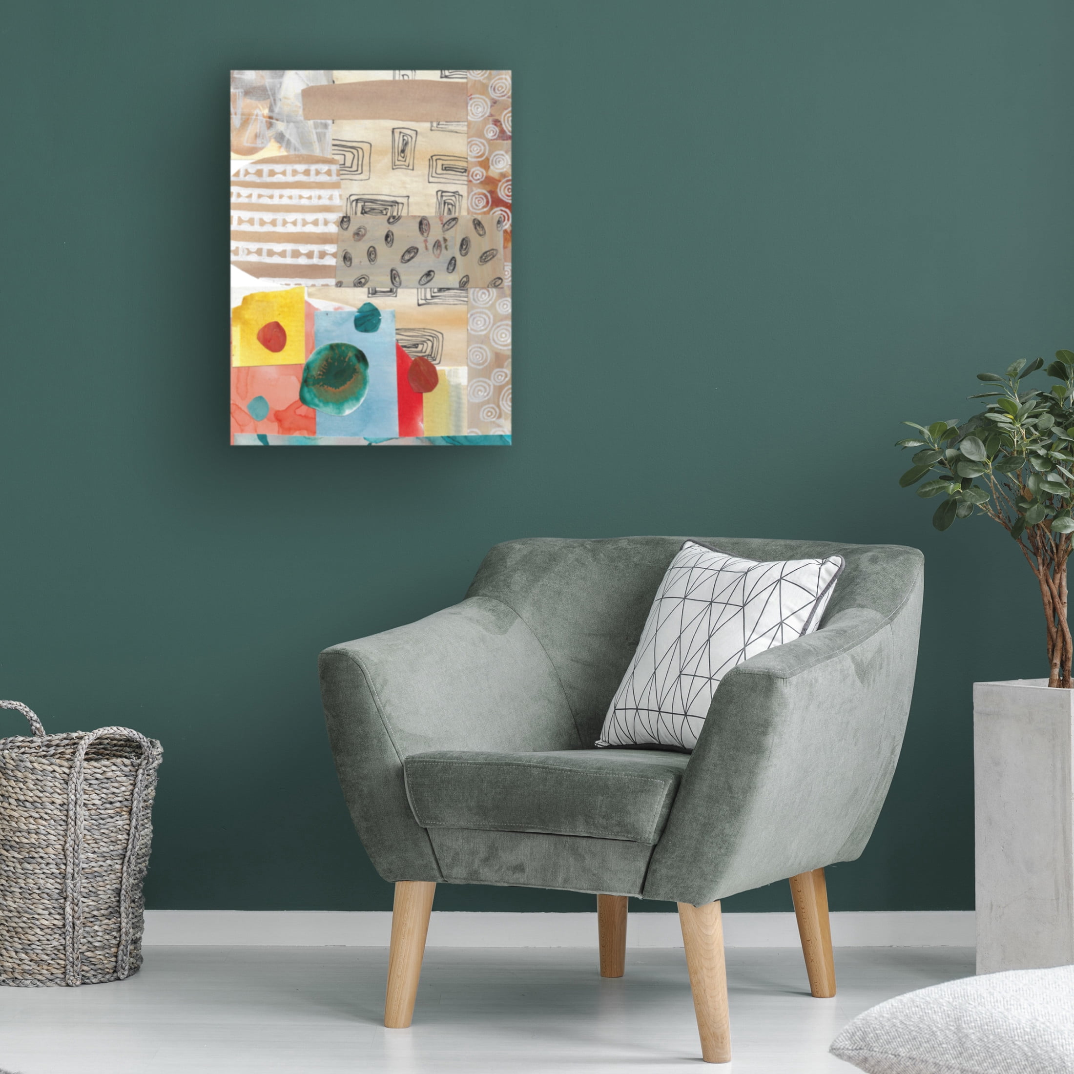 Canvas Wall Art - Maliq 'And Then You Came Along' Wall Art for Living Room, Bedroom, or Office Décor by Trademark Fine Art - 24 x 32 Inches