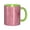 Green, variant on Embossed Pink Floral Coffee Mug Fun Custom Ceramic Mugs 11oz Black