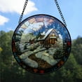thumbnail image 2 of Christmas House Stained Glass Suncatcher, Christmas House, Christmas House Decor, Christmas Stained Glass Suncatcher Decorations for Window, Christmas SwPWlu, 2 of 5