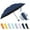 Navy, variant on Toptie Compact Mini Umbrella for Purse, Small Sun & Rain Umbrellas with Case, Travel Folding Umbrella