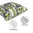 thumbnail image 4 of Throw Pillow Covers, Green Glasses Tie Owl Soft Square Pillow Cases with Invisible Zipper for Couch Bed Sofa, Farmhouse Fall Home Decor 12"x12", 4 of 7
