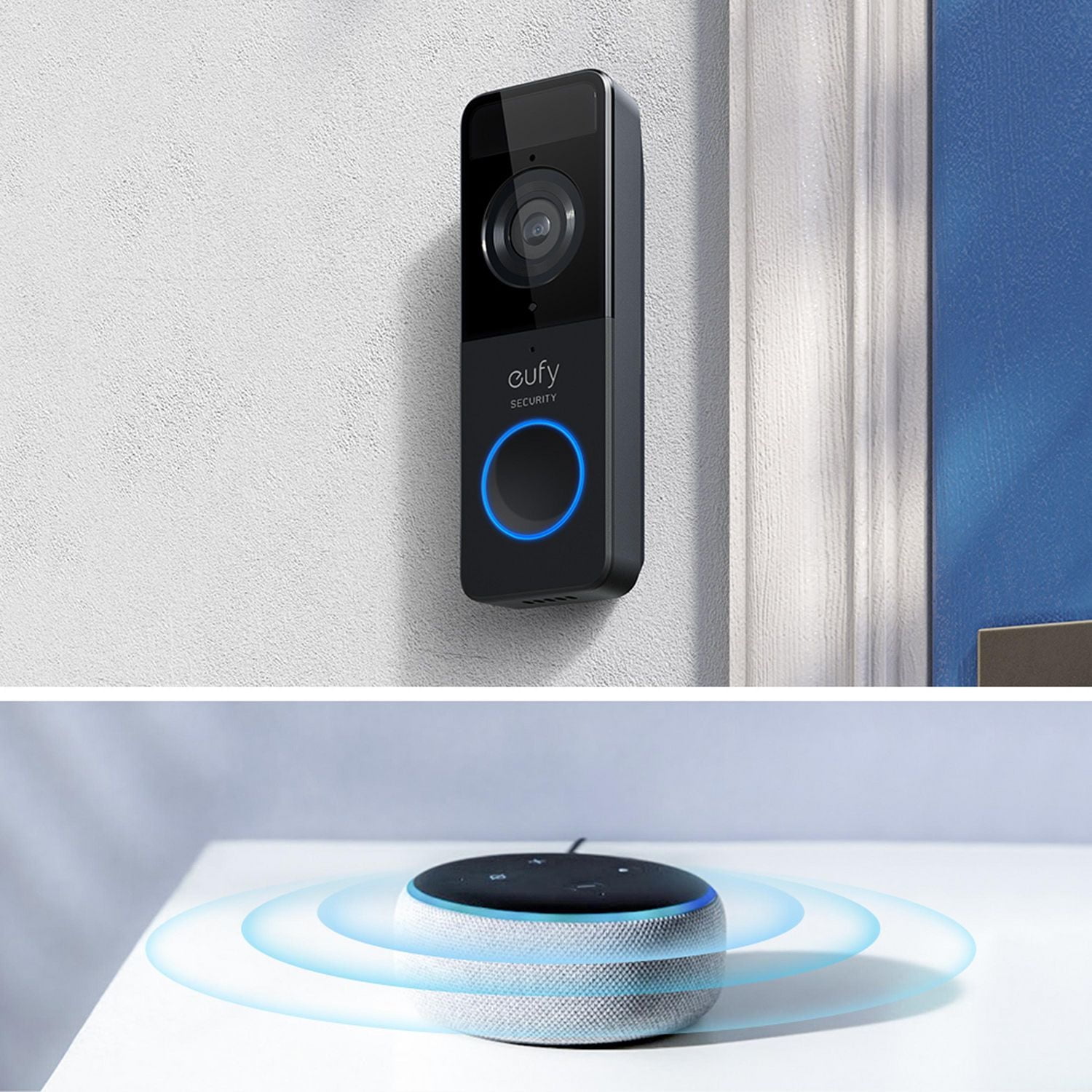 eufy security Smart Video Doorbell Slim 1080P Wi-Fi