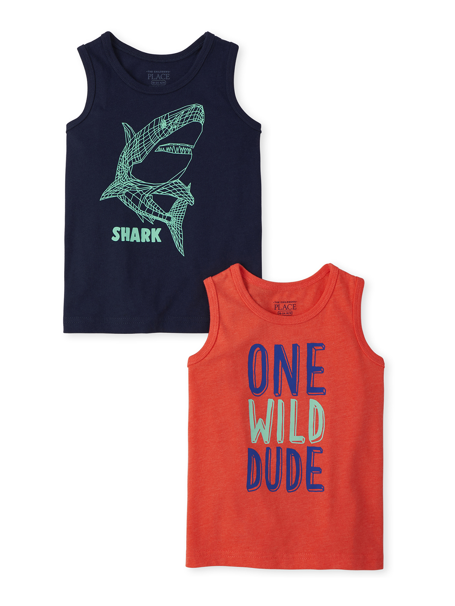 The Children's Place Toddler Boys Shark Tank Top 3-Pack 