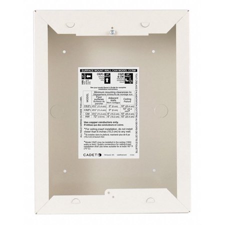 UPC: 0027418691118 | Cadet CCSMW Surface Mount Wall Can White CCSMW