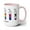Pink, variant on Diversity in Science 15oz Mug, Pride Test Tubes, LGBTQ Science Teachers