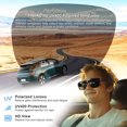 thumbnail image 3 of TINHAO Fit Over Glasses Sunglasses for Men Polarized UV Protection Wrap Around Sun Glasses for Driving, 3 of 7