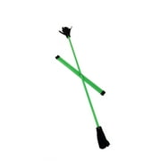 Z-Stix Professional Juggling Flower Sticks-Devil Sticks and 2 Hand Sticks, High Quality, Beginner Friendly - Neon Series (King, Neon Green)