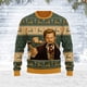 thumbnail image 4 of Ropa de otoño e invierno Suéter feo navideño con meme de Leo DiCaprio que ríe Regalo de Papá Noel Jersey para hombre 2023 Sudadera 3D, 4 of 4