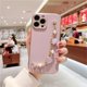 thumbnail image 3 of Funda De Plating Moto G50 G32 G52 G22 G82 G60S G60 G42 G23 G20 G30 G10 G73 G53 G23 G13 E20 Pulsera De Perlas De Lujo Amor Cadena De Muñeca Silicona Suave, 3 of 4
