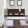 thumbnail image 4 of Gracie Mills Tiffany Bordered Medium Pile Tufted Cotton Bath Rug" - GRACE-7784, 4 of 4