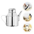 thumbnail image 3 of Shisuyan Kitchen Oil Storage Pot Stainless Steel 1Pack 5.7X4.7X3.3in, 3 of 8