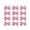 Blush, variant on Small Solid Bows for Girls - Set of 12
