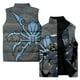 thumbnail image 2 of Chalecos de invierno para hombre Chaleco casual para hombre Chaleco de algodón con estampado de arañas y fantasmas Chaquetas con estampados callejeros de Harajuku Ropa para hombre Abrigos, 2 of 4